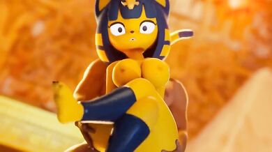 Ankha Gets Ravished and Pounded