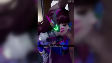 [4K] [Sucking D.va's Big Guns] [White Girl] [Three Dick Juice]