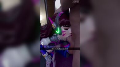 [4K] [Sucking D.va's Big Guns] [White Girl] [Three Dick Juice]