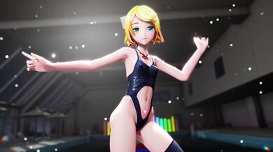 Japanese Animation Character's 3D Model Sex Performance