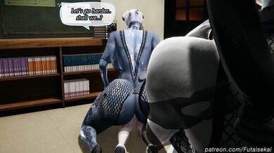 Futa Gangbang Vol. 1: A Group of Futanari Screw Each Other's Brains Out