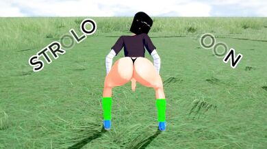 Busty Android 17's Jiggle Fest