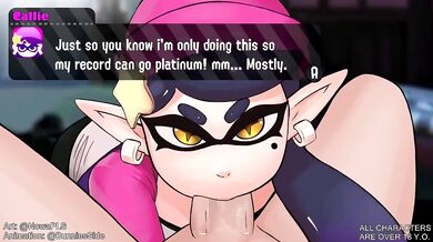 Callie's Squid Sperm Sucking Session in Splatoon