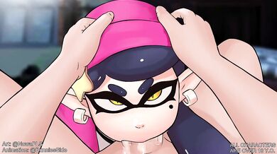 Callie's Squid Sperm Sucking Session in Splatoon