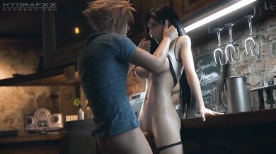 Tifa & Cloud's Wet and Wild Ride to the 7th Heaven
