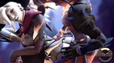 Mercy's Demonic Orgy with Wicked Sorceress Symmetra: Xshdw