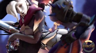 Mercy's Demonic Orgy with Wicked Sorceress Symmetra: Xshdw