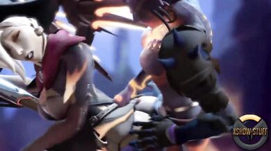 Mercy's Demonic Orgy with Wicked Sorceress Symmetra: Xshdw