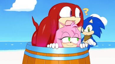 Furry Frenzy: Knuckles and Amy Get Excited