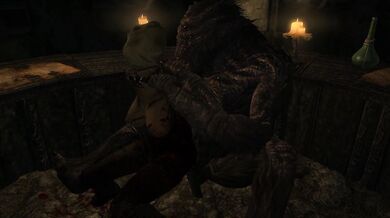 Taken by the Horns: A Khajiit's Forbidden Encounter with a Lustful Troll