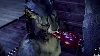 [The Elder Scrolls] Nasty Dungeon Crawl: Argonian x Khajiit [TwitchyAnimation]