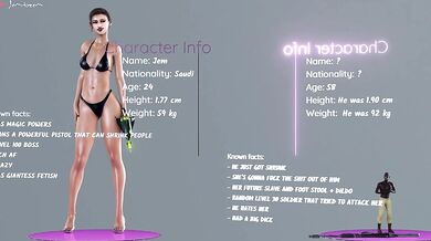 Tiny Warrior vs. Big Beautiful Woman: A Size-Play Adventure