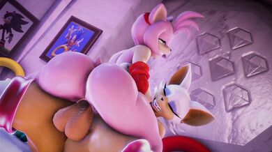 Rogue and Amy's Wild Lesbian Fuck Fest