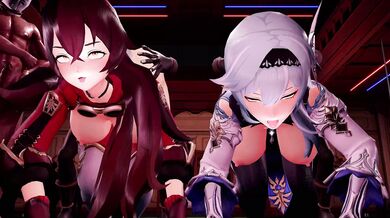 - Amber's Anal Obsession with Eula's Tits