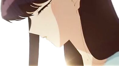 Komi's Radiant Journey to Impregnation on the Train