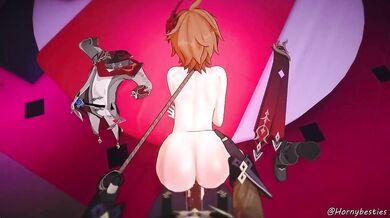 Childe's Motel Night with Zhongli