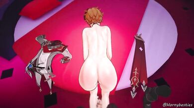 Childe's Motel Night with Zhongli