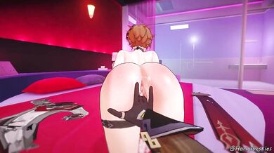 Childe's Motel Night with Zhongli