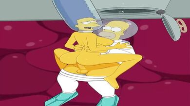 Naked Marge and Homer Get It On!