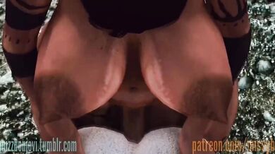 Tsunami Orgy with MissyB - Lesbian Waterfall Three-way