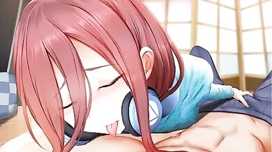 Miku's Sensual Nipple Licking Orgy with Multiple Partners | Ginhaha