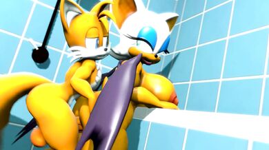 Furry Tail Fest with a Side of Spidey-Smut: Tails & Rouge Get It On