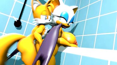 Furry Tail Fest with a Side of Spidey-Smut: Tails & Rouge Get It On