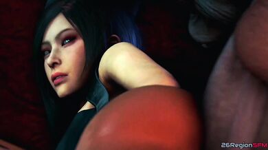 Fucking Ada Wong and Mr. X in 4K
