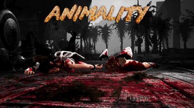 Mai Shiranui gets pinned down and transforms into an animal during a kinky romp with the wicked sorceress, Sindel.