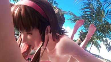 Hitomi's Busty Ass Getting Pounded by Two Dicks - Merged Audio Version
