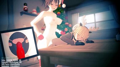 Forced Feminization and Fornication Festive Fun (Futa x Female)