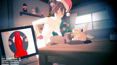 Forced Feminization and Fornication Festive Fun (Futa x Female)