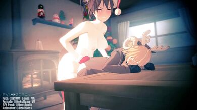 Forced Feminization and Fornication Festive Fun (Futa x Female)