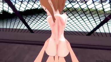 Ochaco Gets Fucked on a Rooftop in My Hero Academia