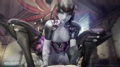 3D Animation of a Porn Star's Masturbation Session