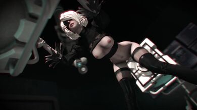 Fucking Yorha 2B in a Crazed Orgy [Zettle69]