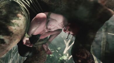Triss and Chort's Leash-Pulling Stroll [Submission, Bondage, 4K]