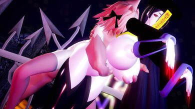 Monster Cock Astolfo's Halloween Bash - Raiko's Jiangshi Splashes Yaoi