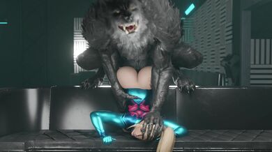 Samus Aran gets Fucked by a Ravenous Werewolf [Dicesfm]