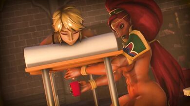 Naughty Urbosa Draining Link's Dick in a Fan-made SFM Video