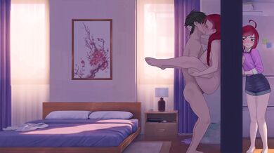 Sis eavesdrops on bro bang mama [Ultra HD]