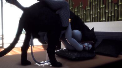 Mega-Titted Warrior Princess Fucked by Black Beast in 'X'sara X Panther'