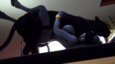 Mega-Titted Warrior Princess Fucked by Black Beast in 'X'sara X Panther'