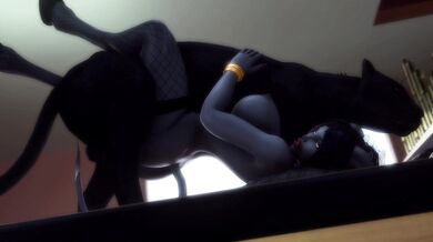 Mega-Titted Warrior Princess Fucked by Black Beast in 'X'sara X Panther'
