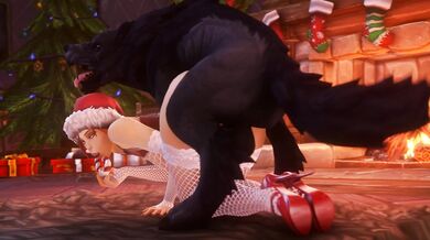 Christmas Blowjob with Assumi and the Wolf