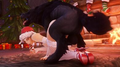 Christmas Blowjob with Assumi and the Wolf