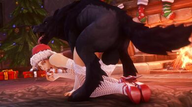 Christmas Blowjob with Assumi and the Wolf