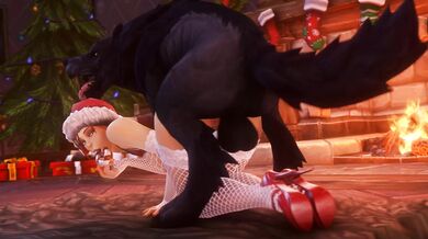 Christmas Blowjob with Assumi and the Wolf