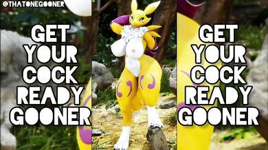 Renamon's Hot Masturbation Sesh - That One Gooner
