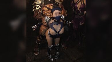 Shao Kahn's Revenge on Kitana's Sexy Thighs